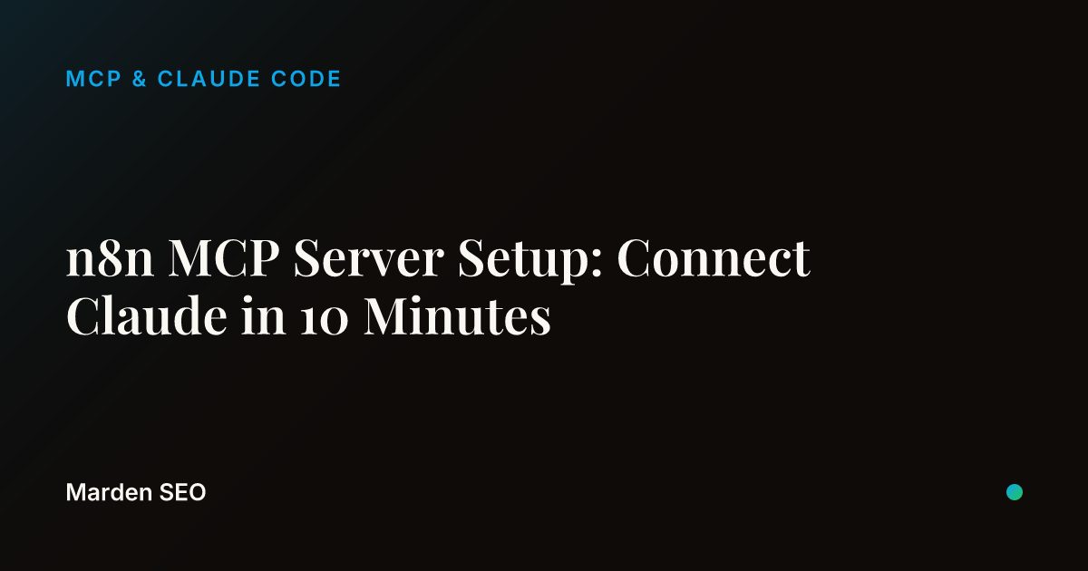 MCP & Claude Code article
